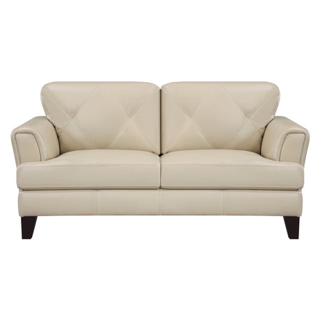 Thierry Cream Loveseat from Homelegance - Luna Furniture
