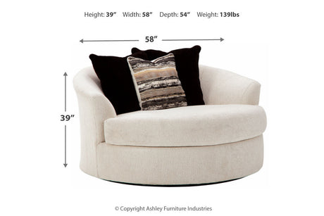 Cambri Snow Oversized Chair from Ashley - Luna Furniture
