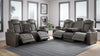 Hyllmont Gray Power Reclining Living Room Set - Luna Furniture