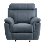 9301BUE-1 Glider Reclining Chair from Homelegance - Luna Furniture