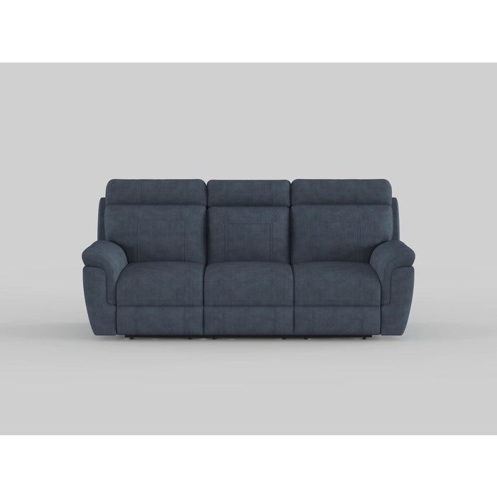 9301BUE-3 Double Reclining Sofa with Center Drop-Down Cup Holders from Homelegance - Luna Furniture