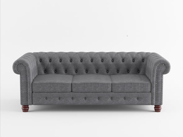 9326GY-3 Sofa - Luna Furniture