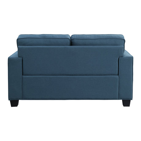 Elmont Blue Loveseat from Homelegance - Luna Furniture