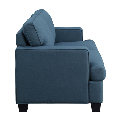Elmont Blue Loveseat from Homelegance - Luna Furniture