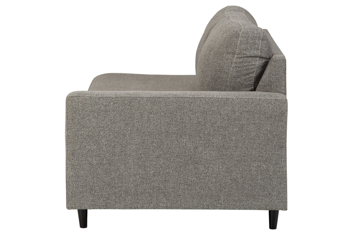 Lyman Graphite Right-Arm Facing Corner Chaise - Ashley - Luna Furniture