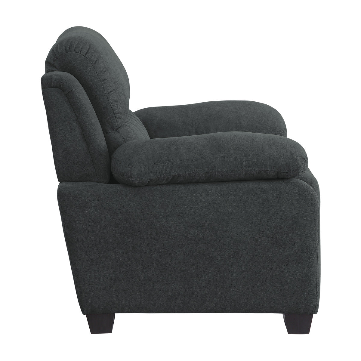 Holleman Dark Gray Living Room Chair from Homelegance - Luna Furniture