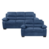 Holleman Blue 2-Piece Living Room Set from Homelegance - Luna Furniture