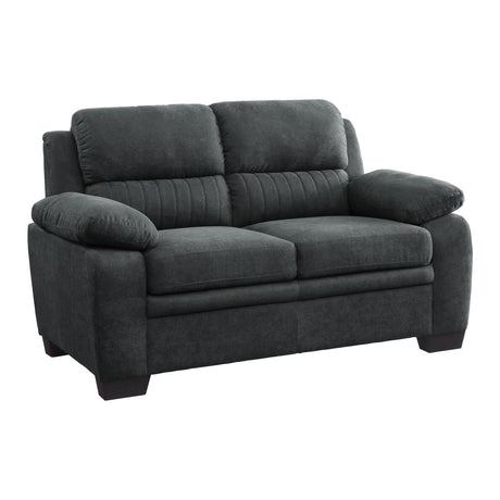 Holleman Dark Gray 2-Piece Living Room Set from Homelegance - Luna Furniture