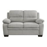 Holleman Gray Loveseat from Homelegance - Luna Furniture