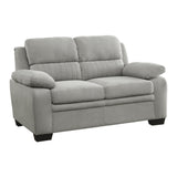 Holleman Gray Loveseat from Homelegance - Luna Furniture