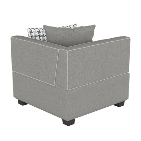 Jayilin Gray 4-Piece Modular Sectional from Homelegance - Luna Furniture