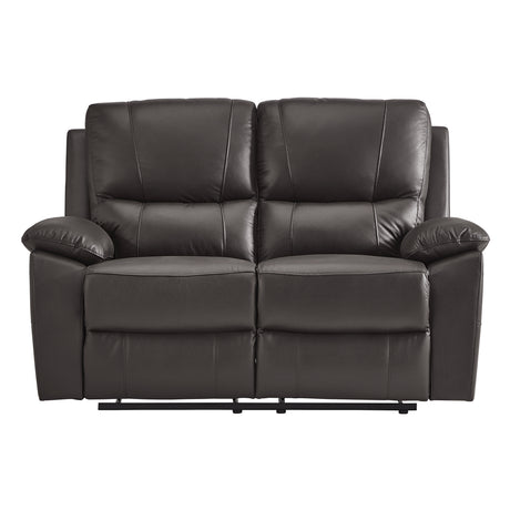 9368BRW-2 Double Reclining Loveseat from Homelegance - Luna Furniture