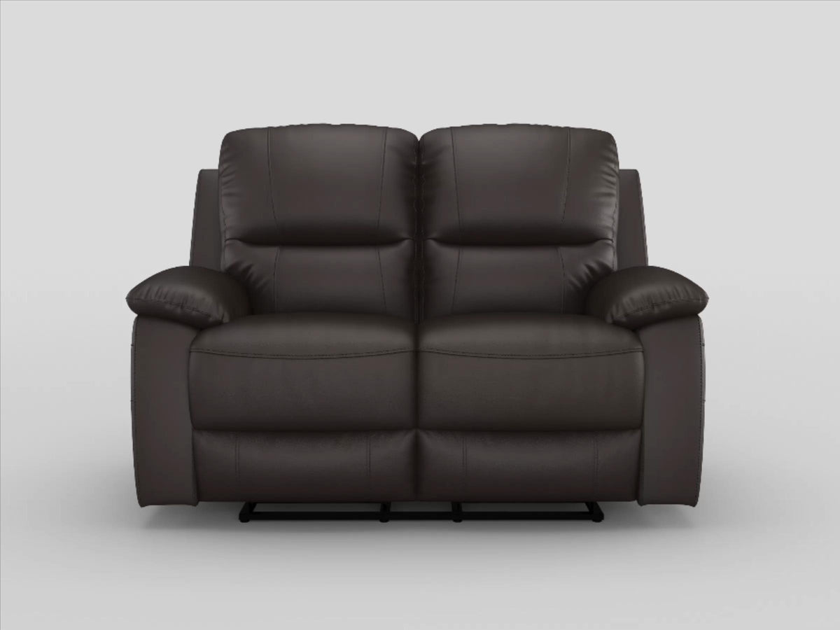 9368BRW-2 Double Reclining Loveseat from Homelegance - Luna Furniture