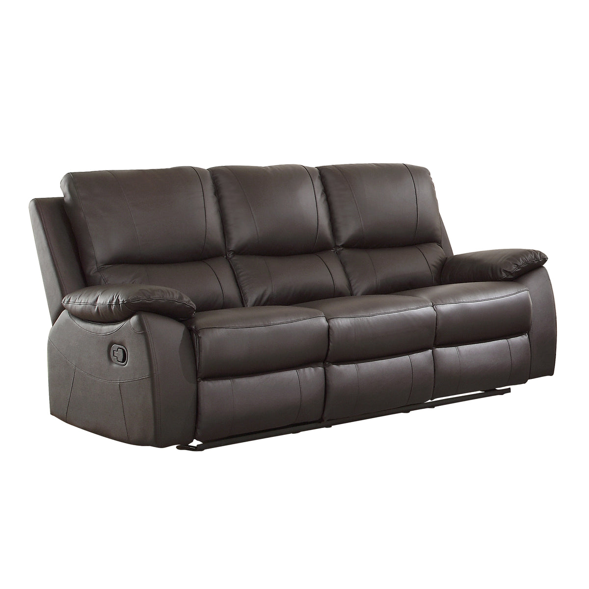 9368BRW-3 Double Reclining Sofa from Homelegance - Luna Furniture