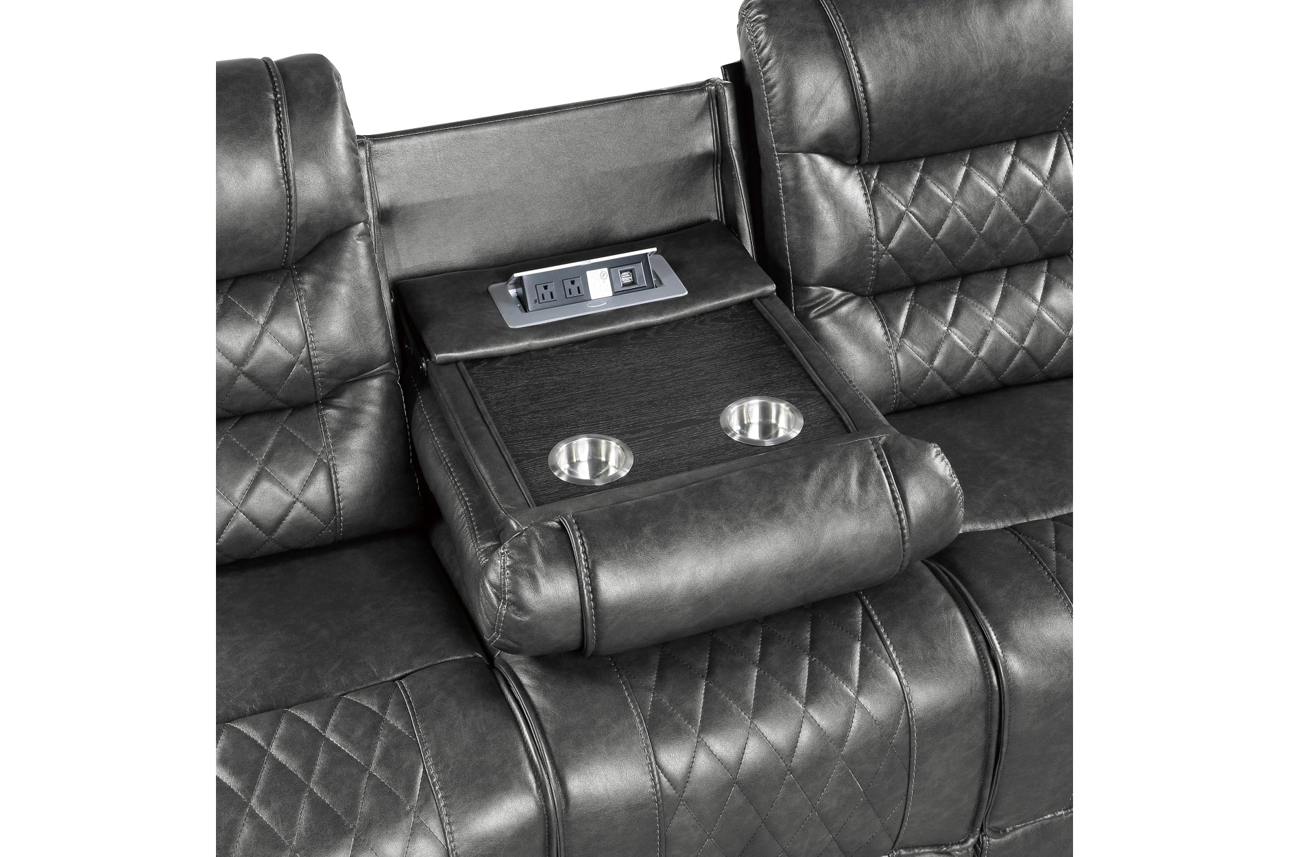 Putnam Gray Reclining Living Room Set from Homelegance - Luna Furniture