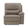 9429TP*6LCRRPWH (6)6-Piece Modular Power Reclining Sectional with Power Headrests and Left Chaise - Luna Furniture