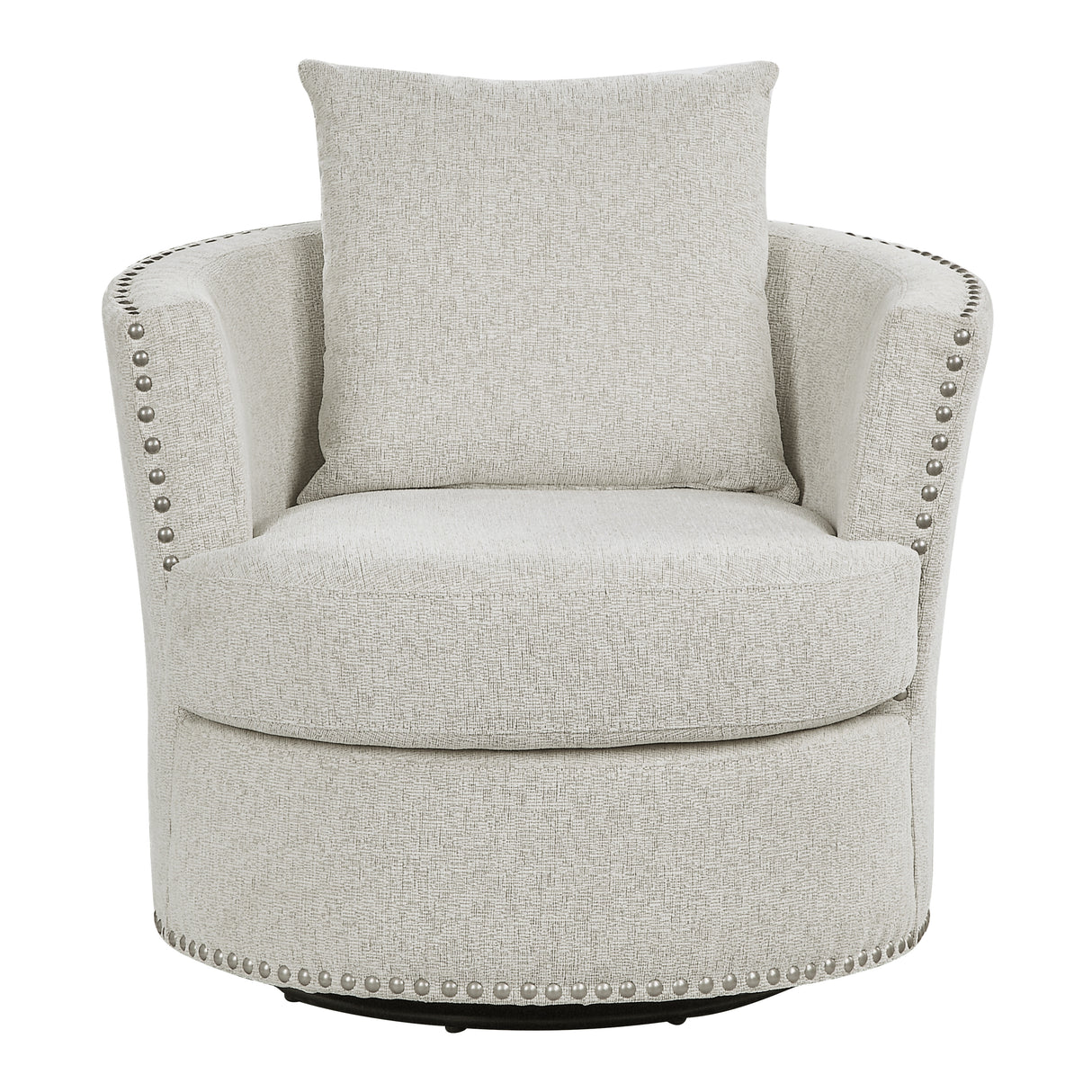 Morelia Beige Swivel Chair from Homelegance - Luna Furniture