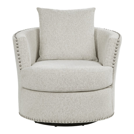 Morelia Beige Swivel Chair from Homelegance - Luna Furniture