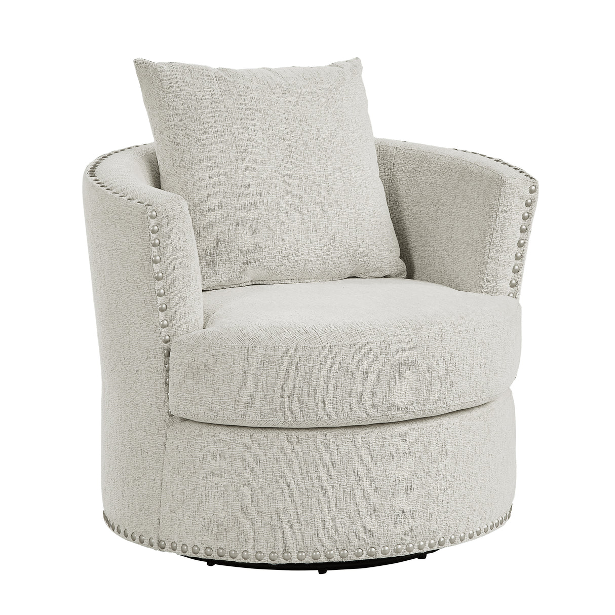 Morelia Beige Swivel Chair from Homelegance - Luna Furniture