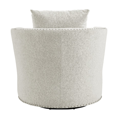 Morelia Beige Swivel Chair from Homelegance - Luna Furniture
