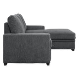 9468CC*2RC2L (2)2-Piece Sectional with Pull-out Bed and Right Chaise with Hidden Storage - Luna Furniture