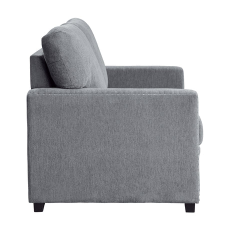 Morelia Dark Gray Loveseat from Homelegance - Luna Furniture