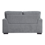 Morelia Dark Gray Loveseat from Homelegance - Luna Furniture