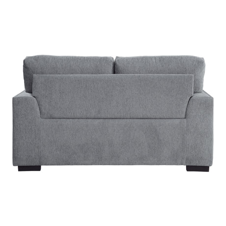 Morelia Dark Gray Loveseat from Homelegance - Luna Furniture