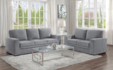 Morelia Dark Gray Loveseat from Homelegance - Luna Furniture