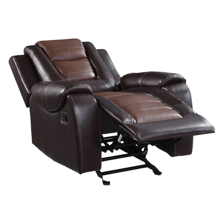 Briscoe Brown Glider Reclining Chair from Homelegance - Luna Furniture