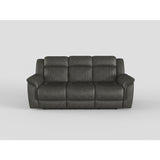 Centeroak Brownish Gray Double Reclining Sofa from Homelegance - Luna Furniture