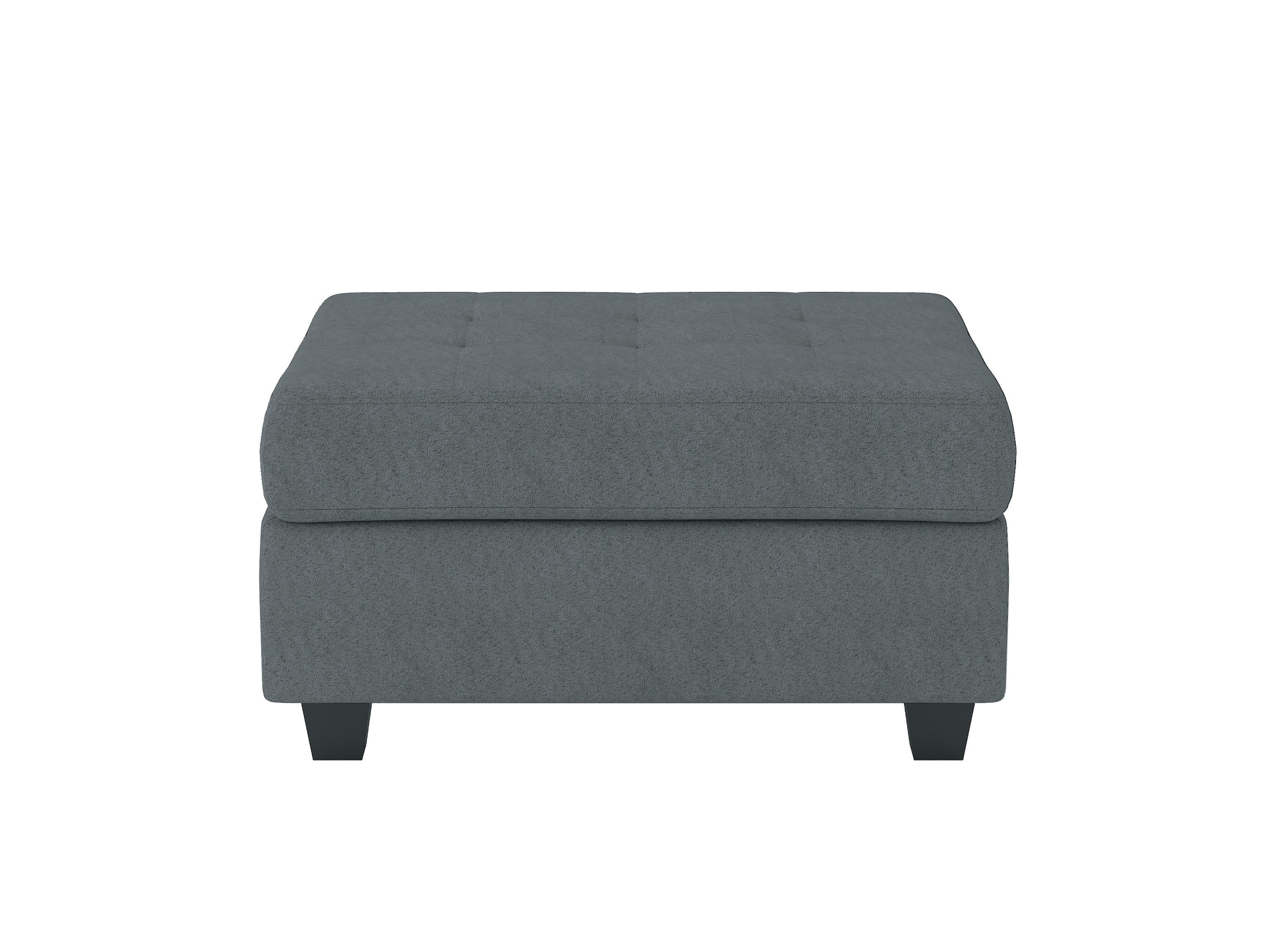 Maston Dark Gray Ottoman from Homelegance - Luna Furniture