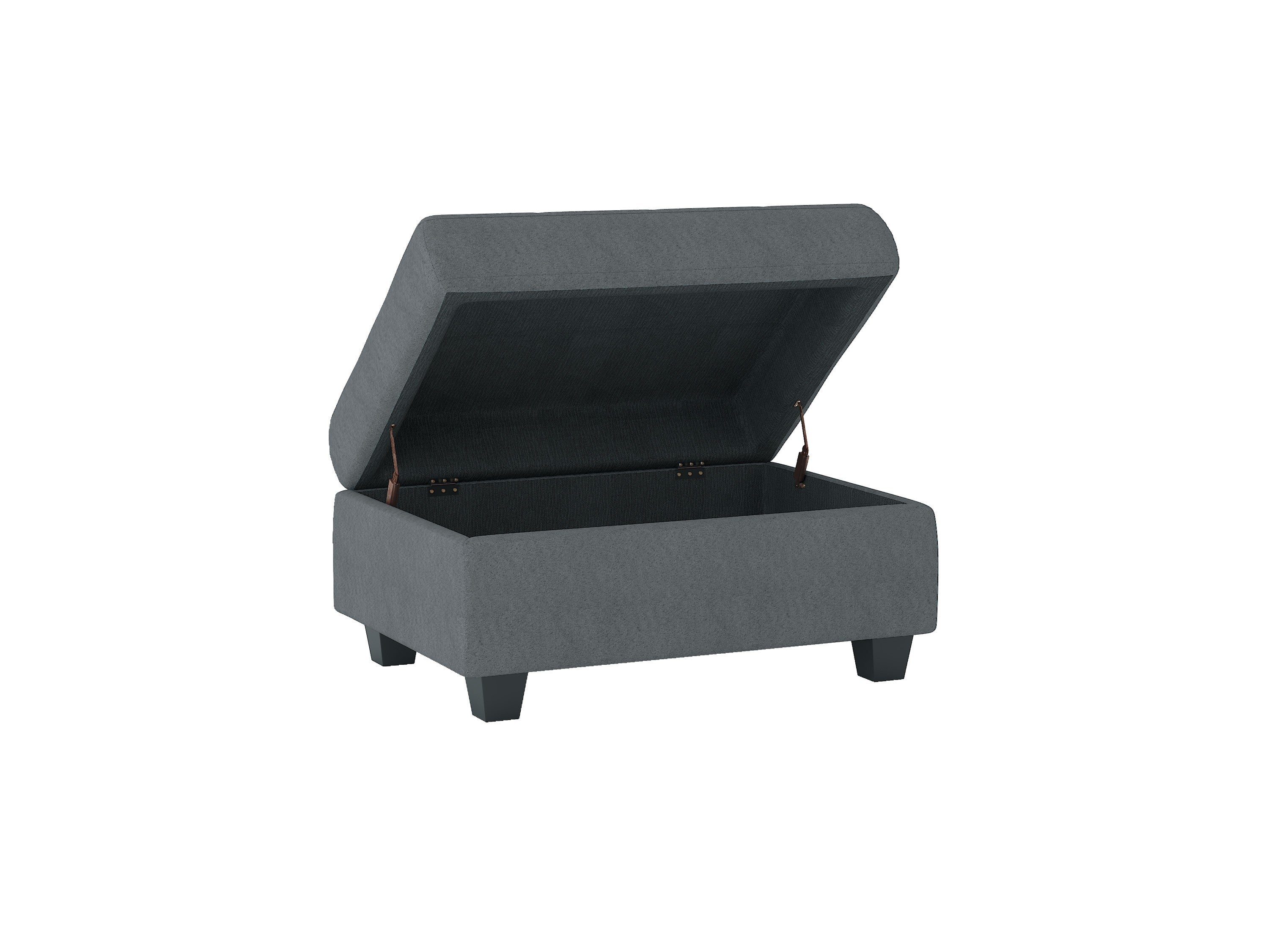 Maston Dark Gray Ottoman from Homelegance - Luna Furniture
