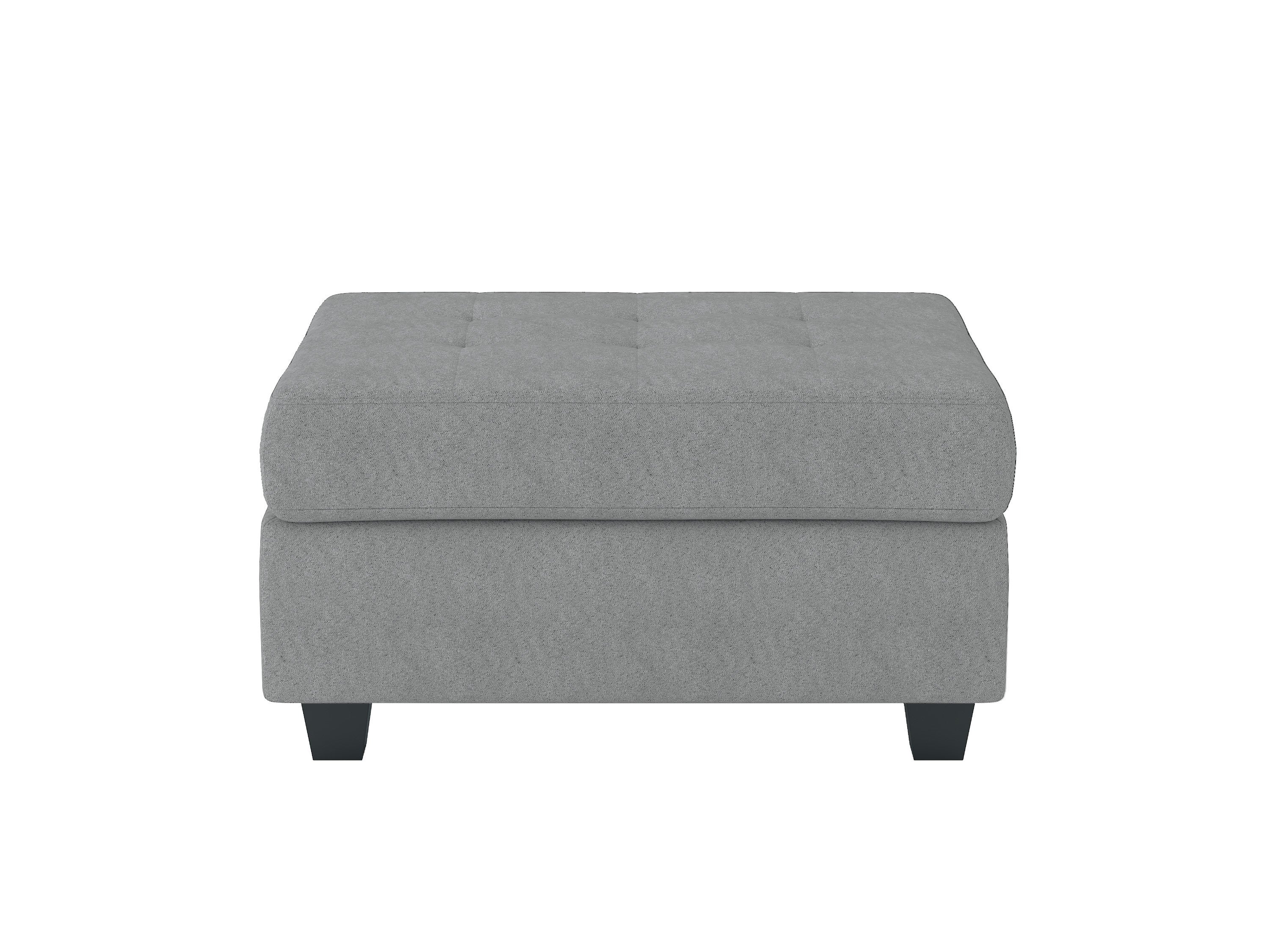 Maston Light Gray Ottoman from Homelegance - Luna Furniture