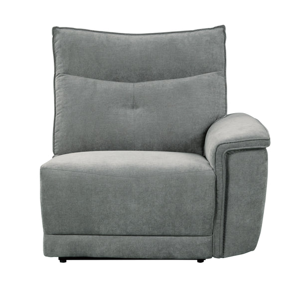 9509DG-2CNPWH* (3)Power Double Reclining Love Seat with Center Console, Power Headrests and USB Ports - Luna Furniture
