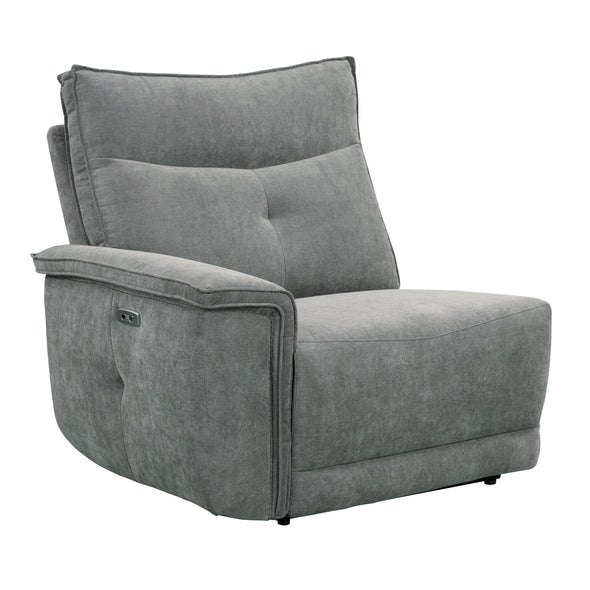9509DG-2CNPWH* (3)Power Double Reclining Love Seat with Center Console, Power Headrests and USB Ports - Luna Furniture