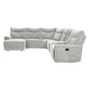 9509MGY*65LRR (6)6-Piece Modular Reclining Sectional with Left Chaise - Luna Furniture