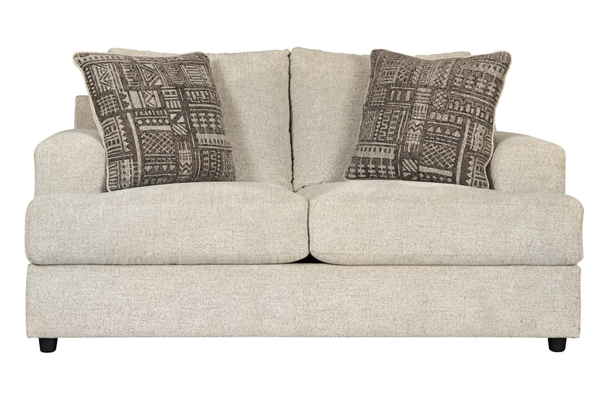 Soletren Stone Loveseat from Ashley - Luna Furniture