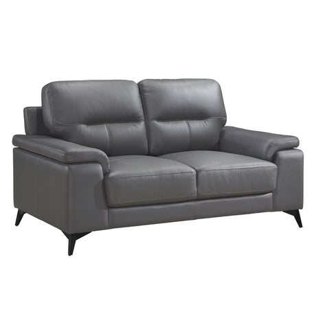 Mischa Dark Gray 2-Piece Living Room Set from Homelegance - Luna Furniture