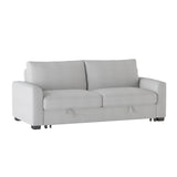 Price Gray Convertible Studio Sofa with Pull-out Bed from Homelegance - Luna Furniture