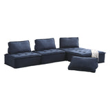 Ulrich Blue Modular 4-Piece Modular Sectional from Homelegance - Luna Furniture