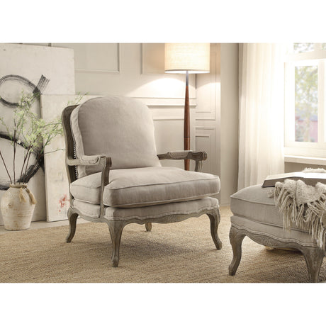 Parlier Show Wood Ottoman from Homelegance - Luna Furniture