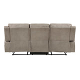 Pagosa Brown Double Reclining Sofa from Homelegance - Luna Furniture