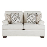 Orson Cream Loveseat from Homelegance - Luna Furniture