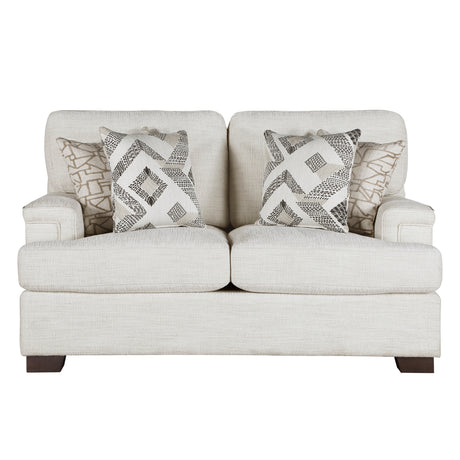 Orson Cream Loveseat from Homelegance - Luna Furniture