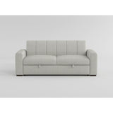 Michah Light Gray Convertible Sofa with Pull-out Bed from Homelegance - Luna Furniture
