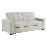 Michah Light Gray Convertible Sofa with Pull-out Bed from Homelegance - Luna Furniture
