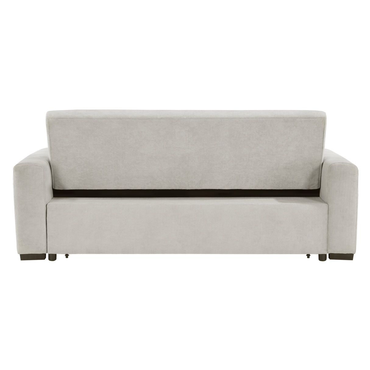 Michah Light Gray Convertible Sofa with Pull-out Bed from Homelegance - Luna Furniture