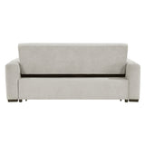 Michah Light Gray Convertible Sofa with Pull-out Bed from Homelegance - Luna Furniture