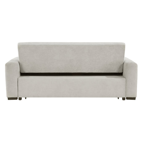 Michah Light Gray Convertible Sofa with Pull-out Bed from Homelegance - Luna Furniture